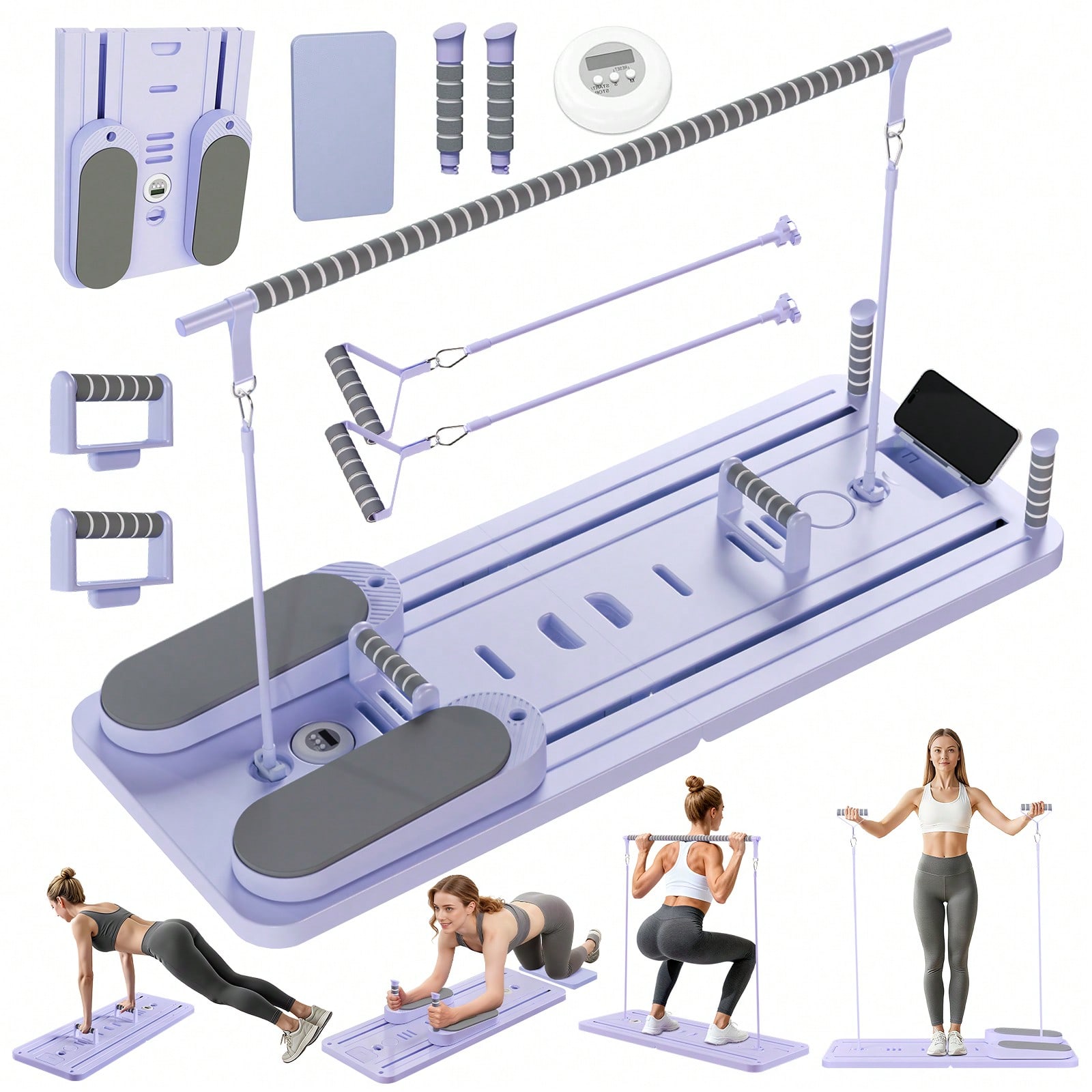 Pilates & Yoga With Harna - Pilates Reformer With Bar, Pilates Board