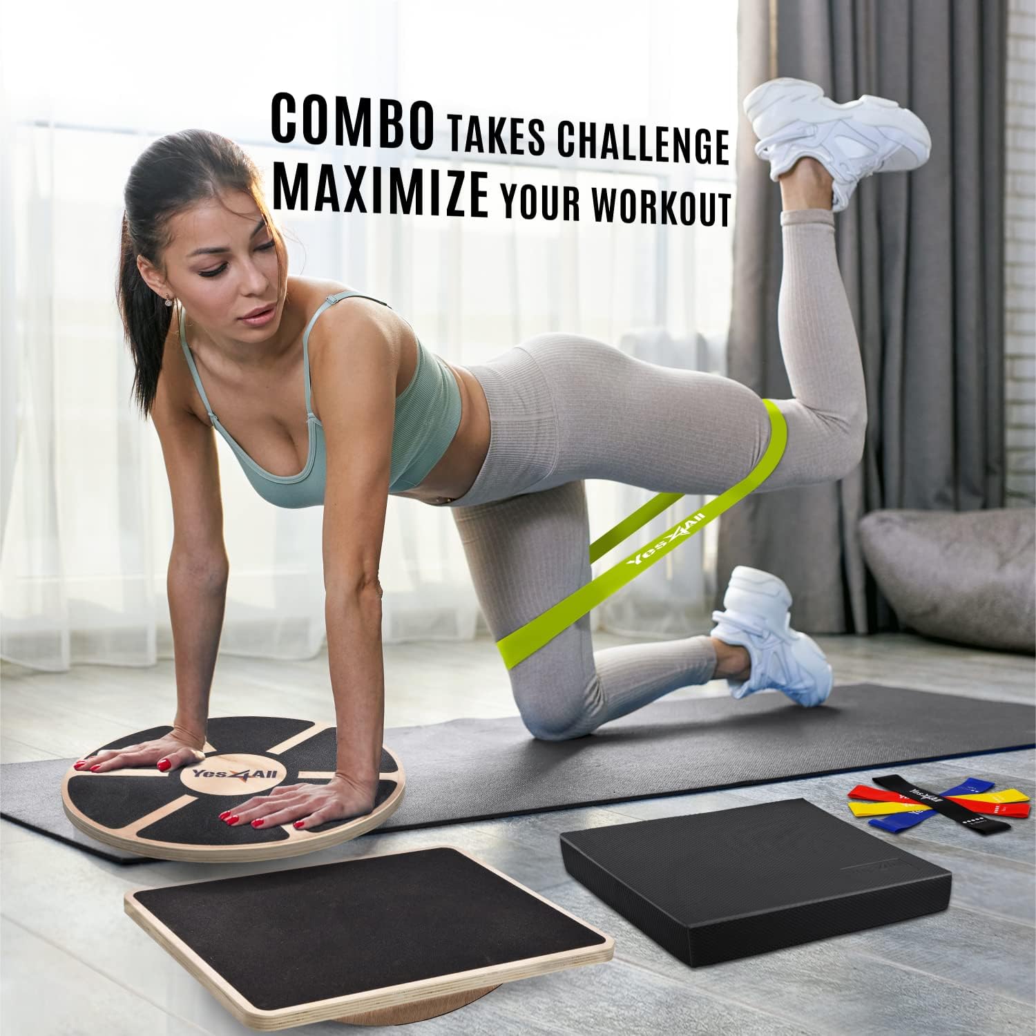 Versatile Wooden Wobble Balanc - Balance Board Wobble 评论和价格