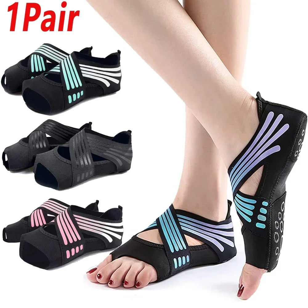 1Pair Professional Non-slip Gy - Medias Para Pilates Y Yoga 评论和价格