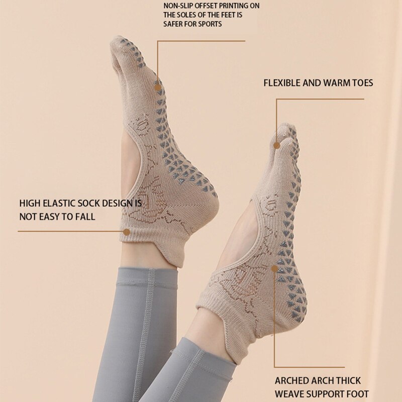 Women Yoga Toe Socks High Qual - Medias Para Pilates Y Yoga 评论和价格