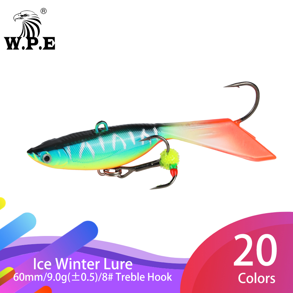 W.P.E Ice Fishing Lure 1pcs 60 - Balance Board Wobble 评论和价格
